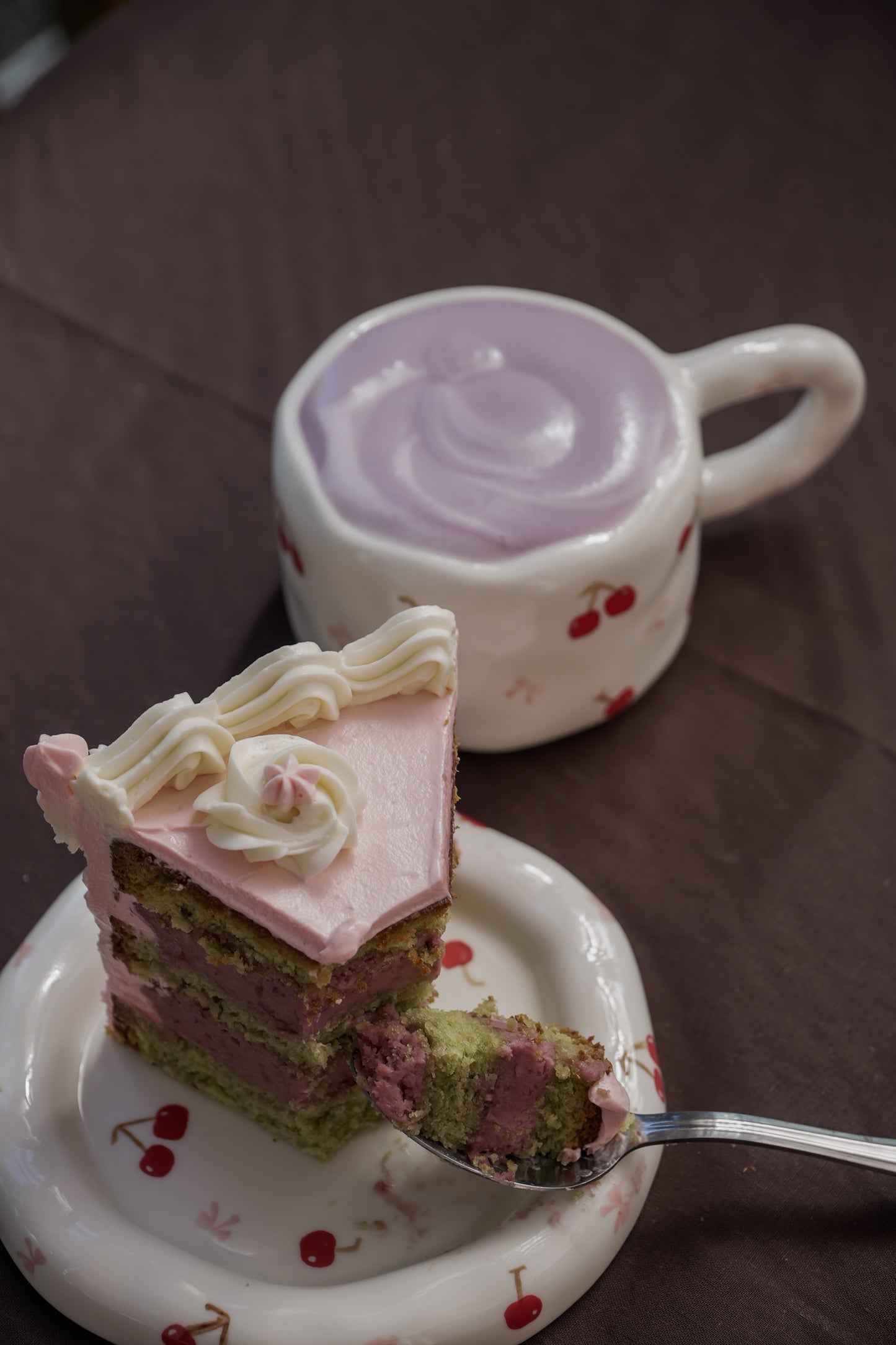 Collection CHERRYMOOD – Tasse & Sous-Tasse Cerise