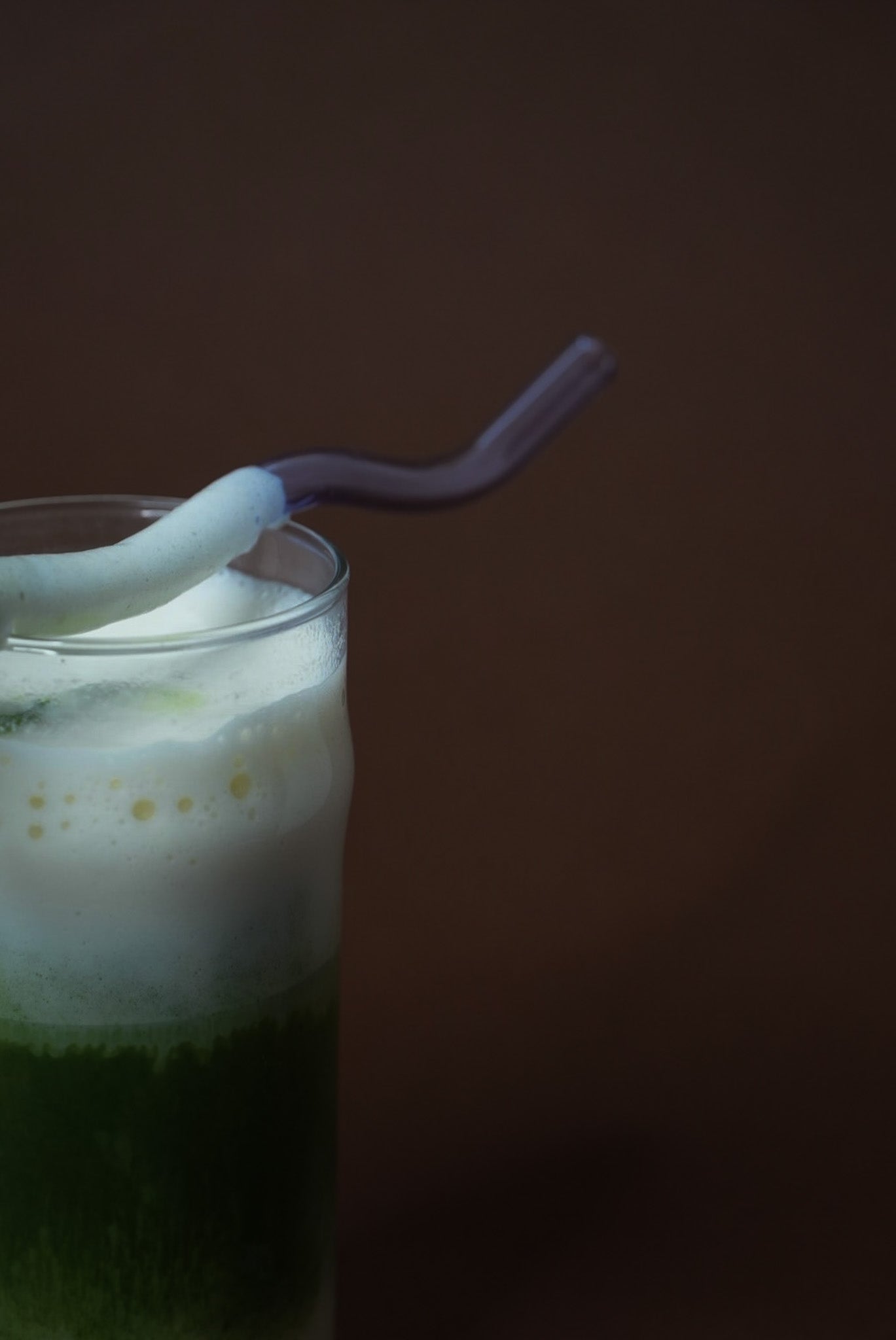 Coffret 3 Pailles en verre Vagues