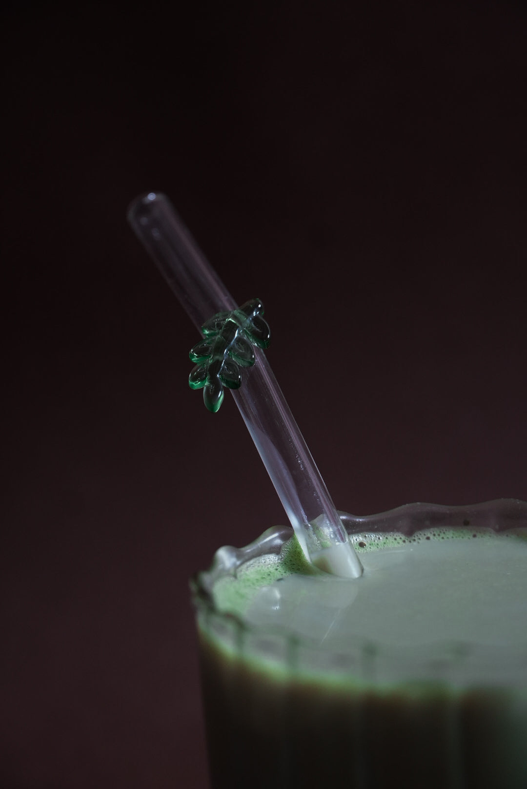 Pailles en verre motifs de Noel