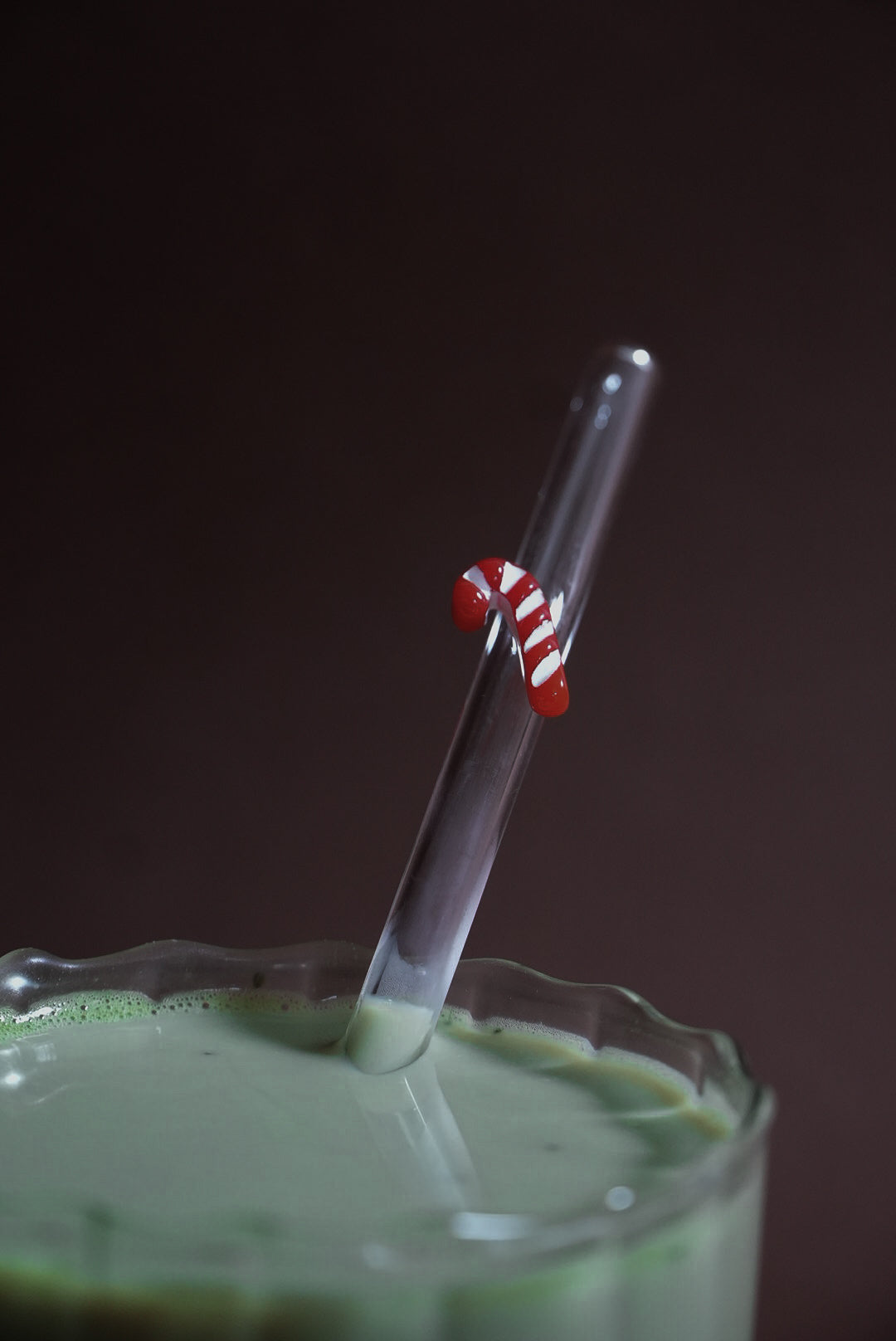 Pailles en verre motifs de Noel